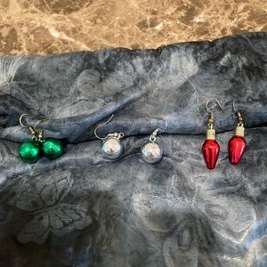 2 FOR $12      Earrings-Christmas is the theme